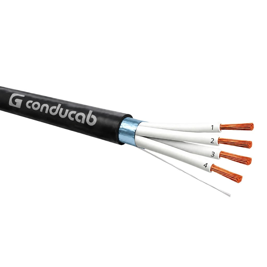 Cabo de Controle Blindado em Fita de Aluminio