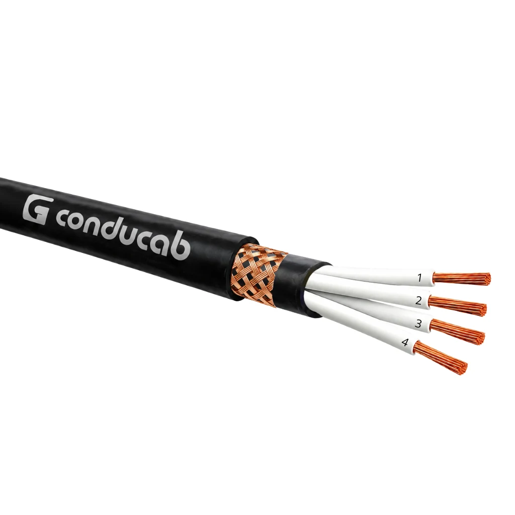 Cabo de Controle Blindado em Trança de Cobre